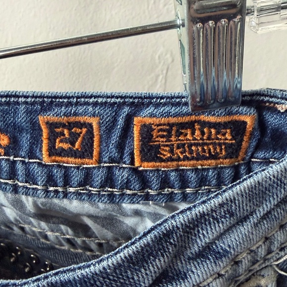 Rock Revival Elaina Skinny Jeans Size 27 - Picture 6 of 6